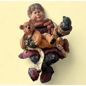 Boyds Collection Carvers Choice Mrs. C with Bobbin Vtg Collectible
